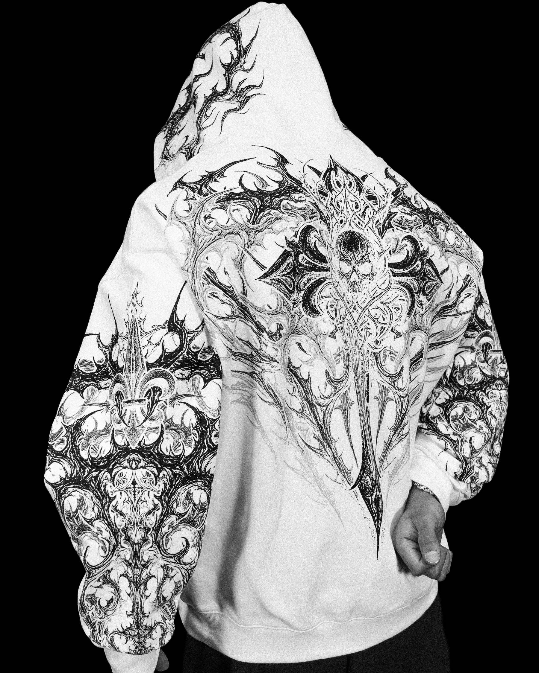 Heavenly Knight Oversized Zip-up Hoodie