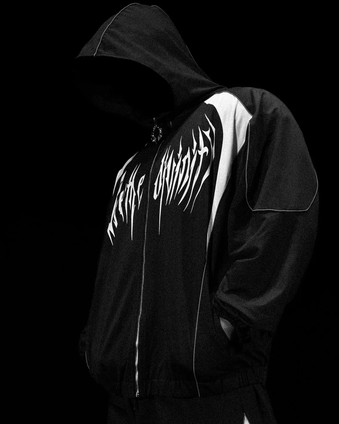 Cursed Divinity Stripe Hoodie