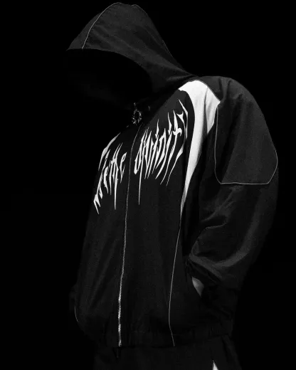 Cursed Divinity Stripe Hoodie