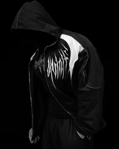 Cursed Divinity Stripe Hoodie