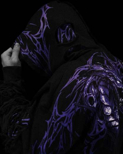 Tarnished Leviathan Oversized Zip-up Hoodie [DUSK]