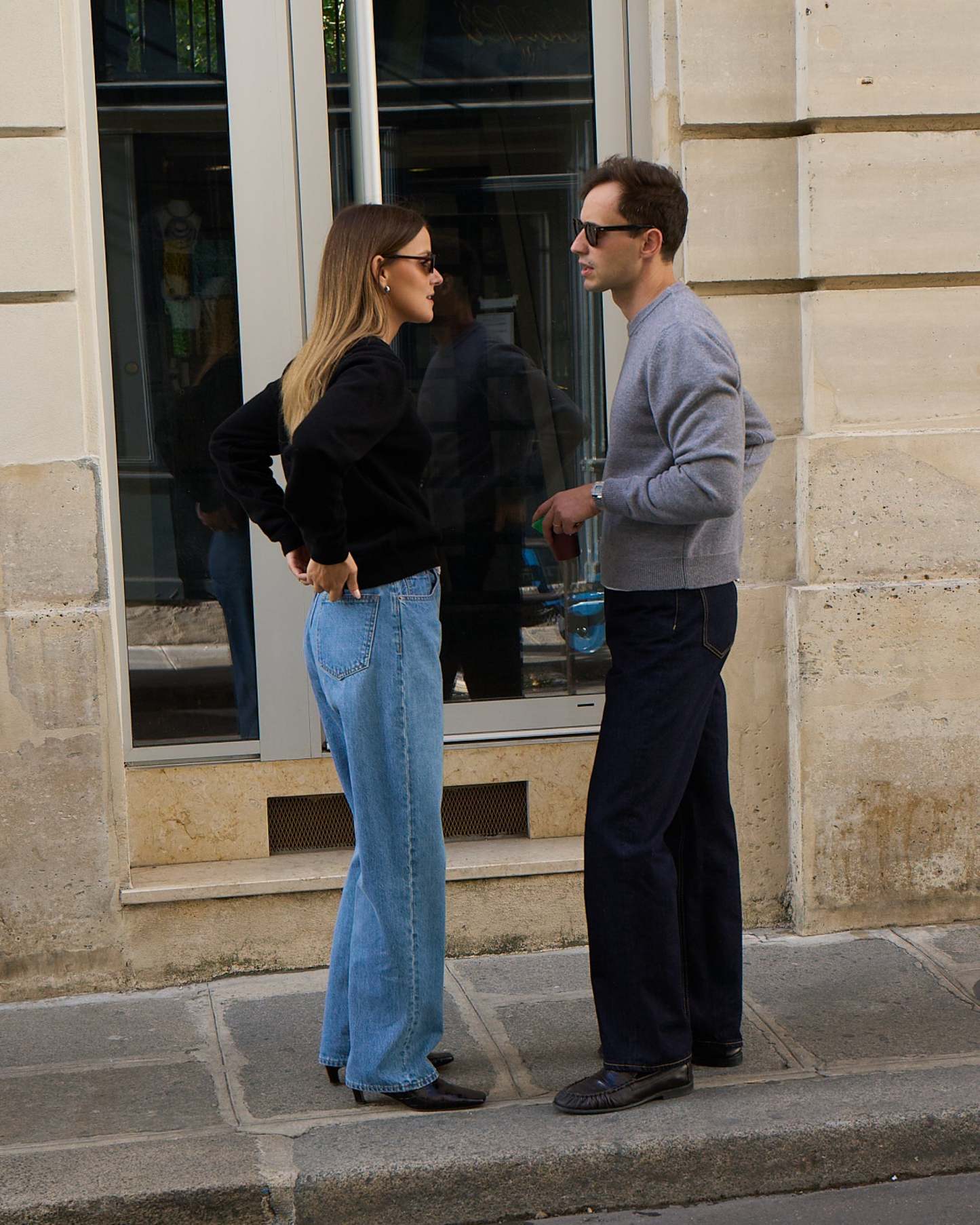 Relaxed Straight-Leg Jeans