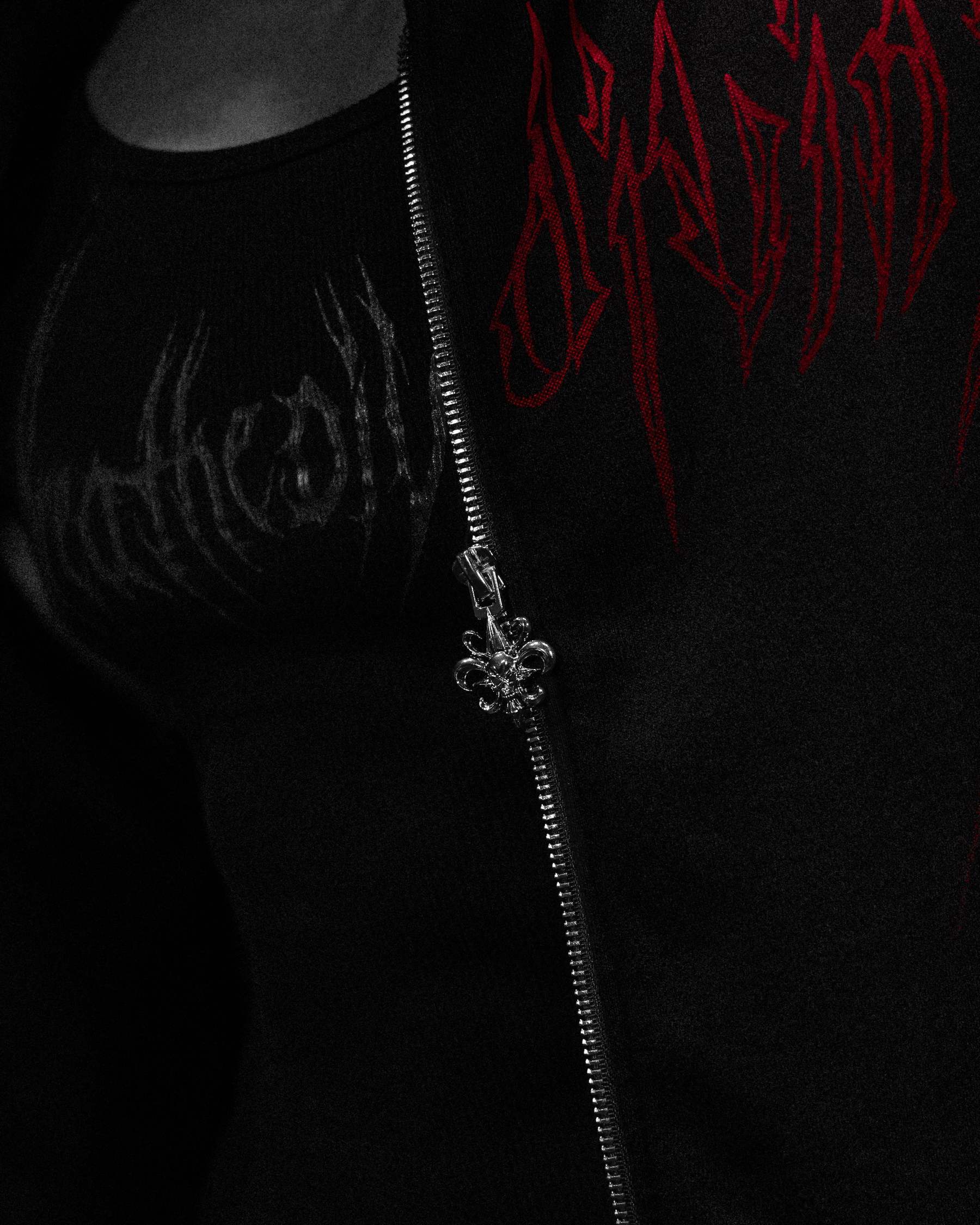 Tarnished Leviathan Oversized Zip-up Hoodie [NIGHTMARE]
