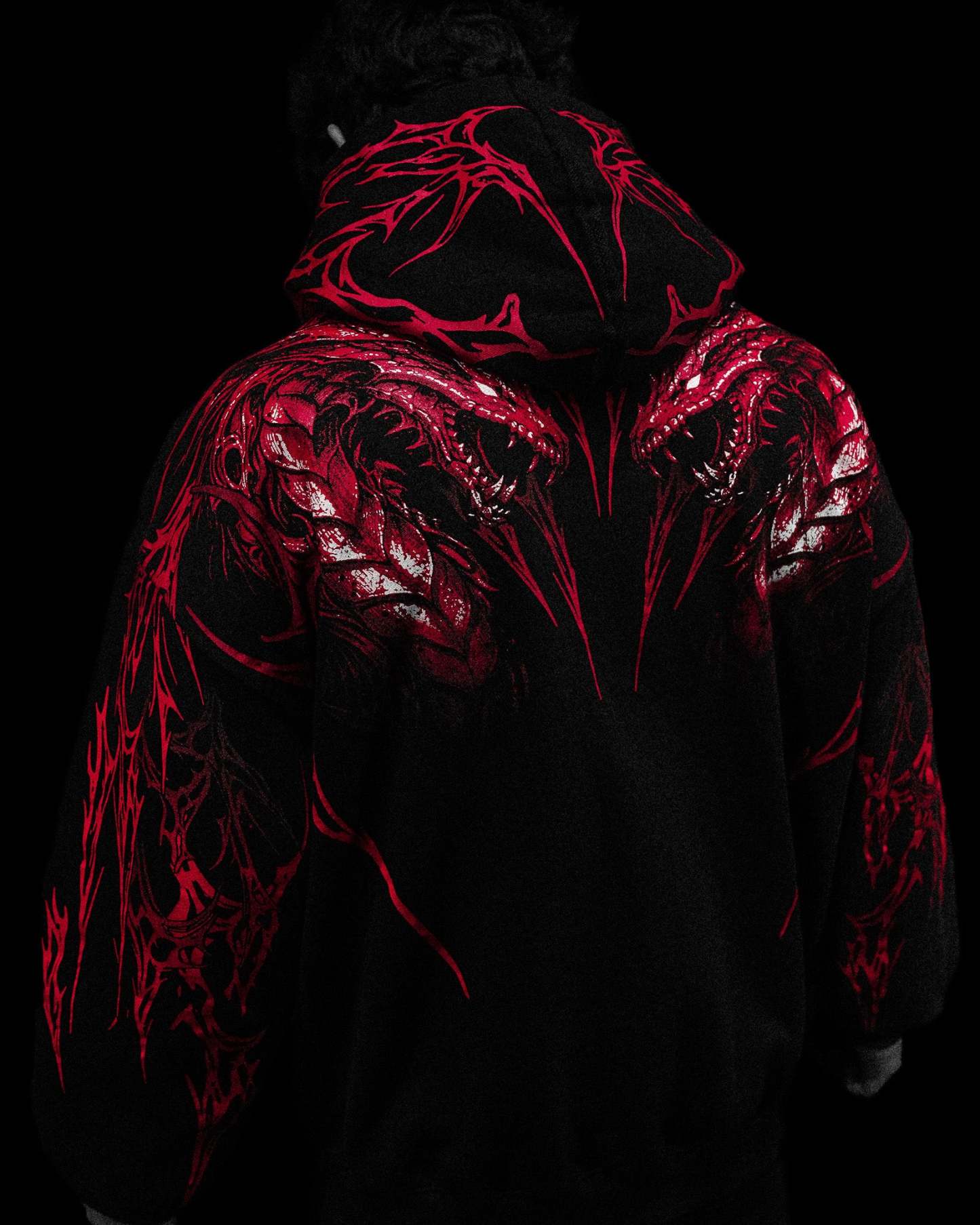 Tarnished Leviathan Oversized Zip-up Hoodie [NIGHTMARE]
