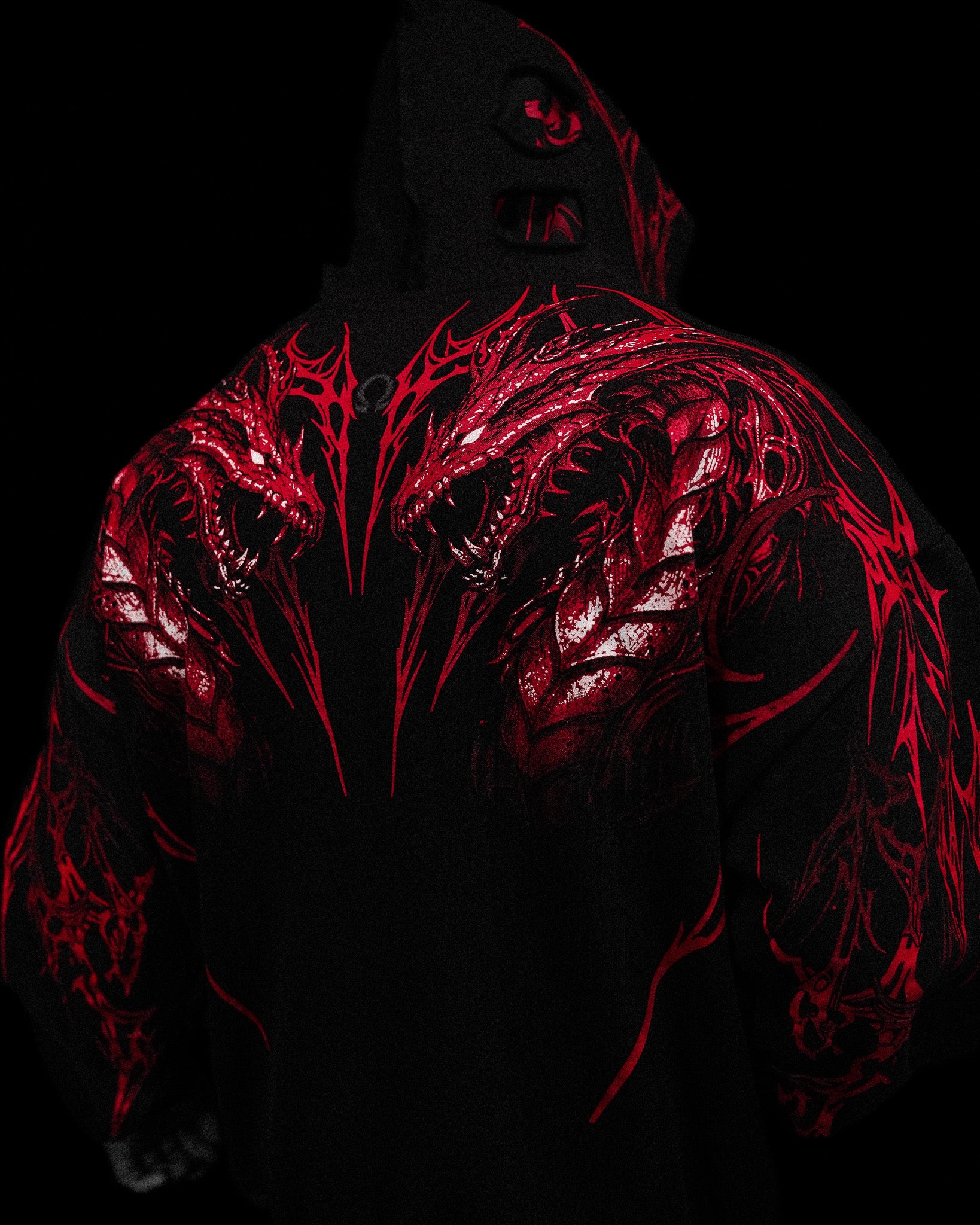 Tarnished Leviathan Oversized Zip-up Hoodie [NIGHTMARE]