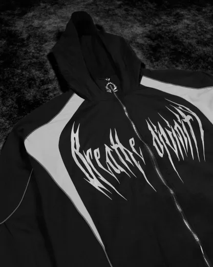 Cursed Divinity Stripe Hoodie