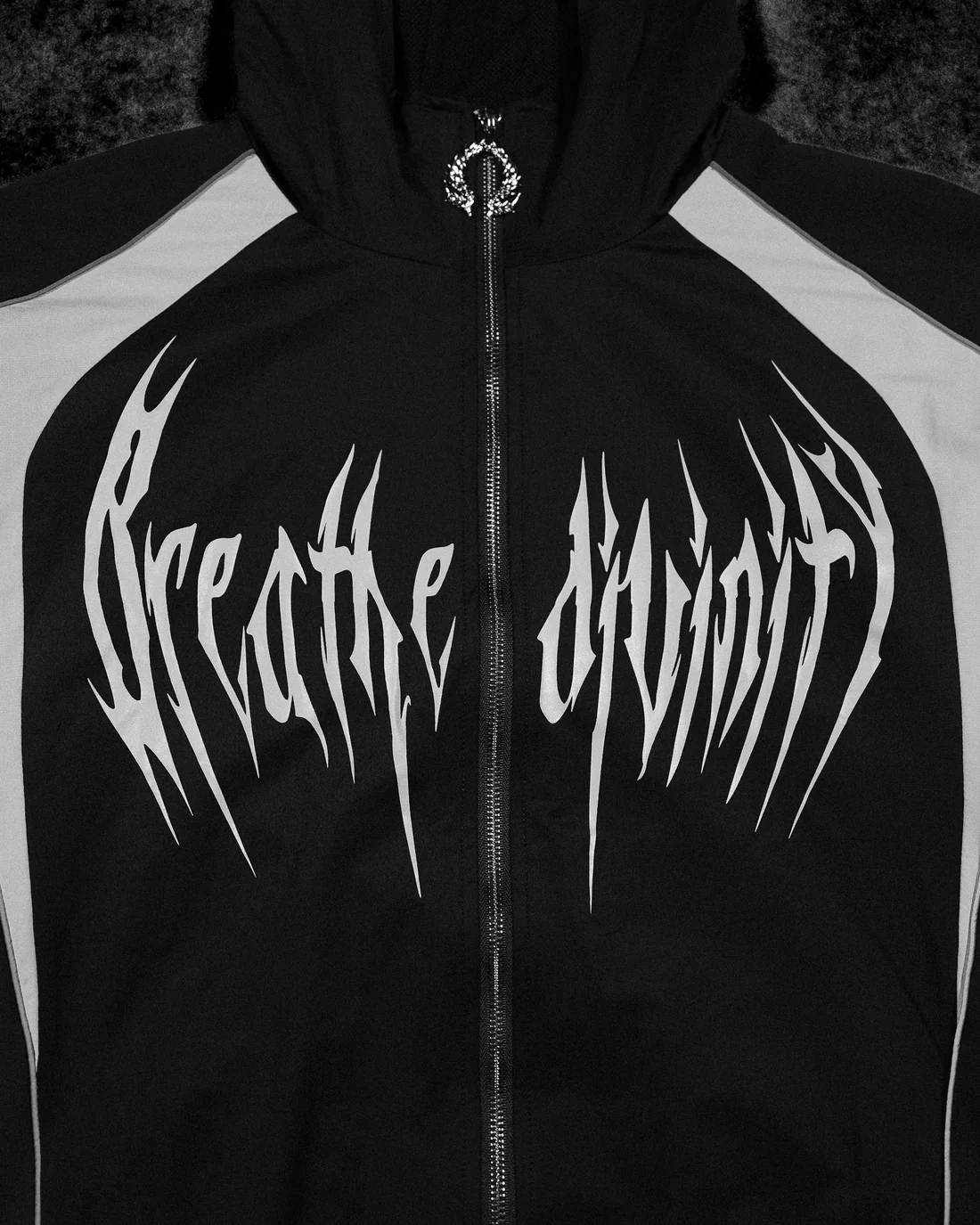 Cursed Divinity Stripe Hoodie