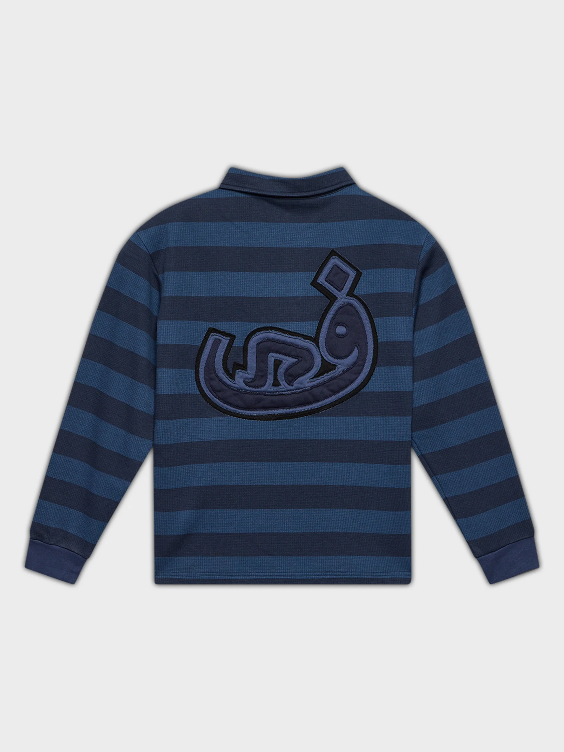 Polo Shirt Stripe Frayed