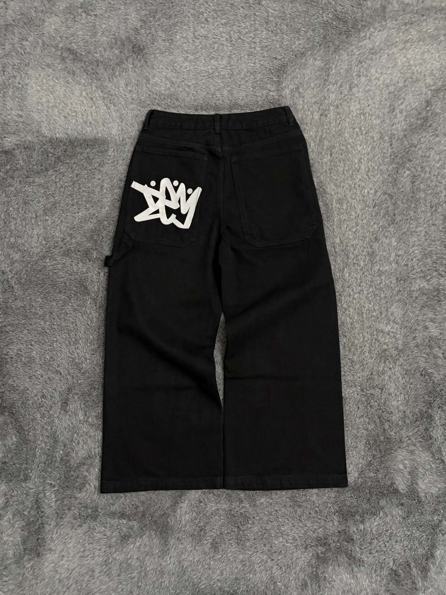 DEM BAGGY BLACK JEANS