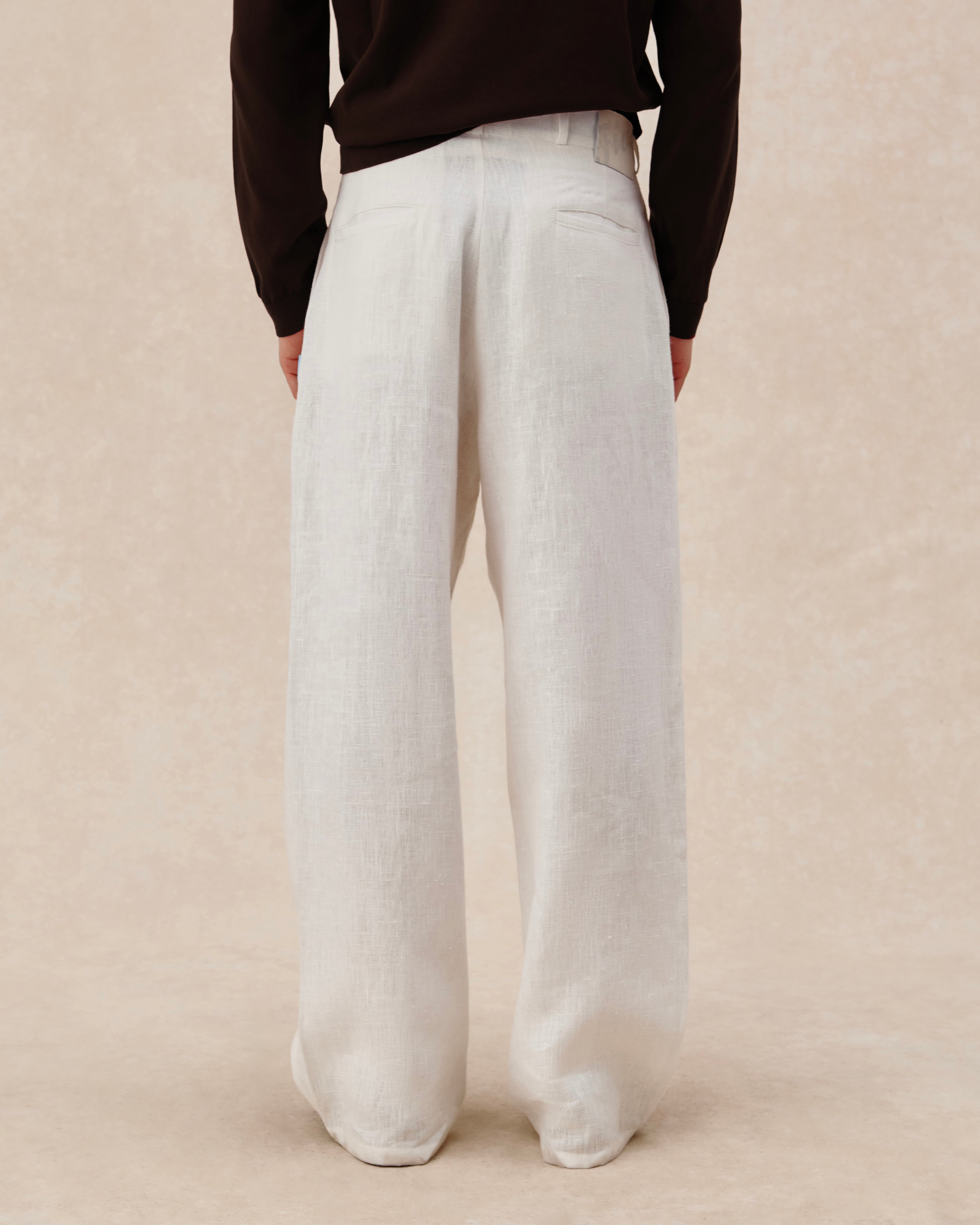 Tailored Heavy Linen Pants