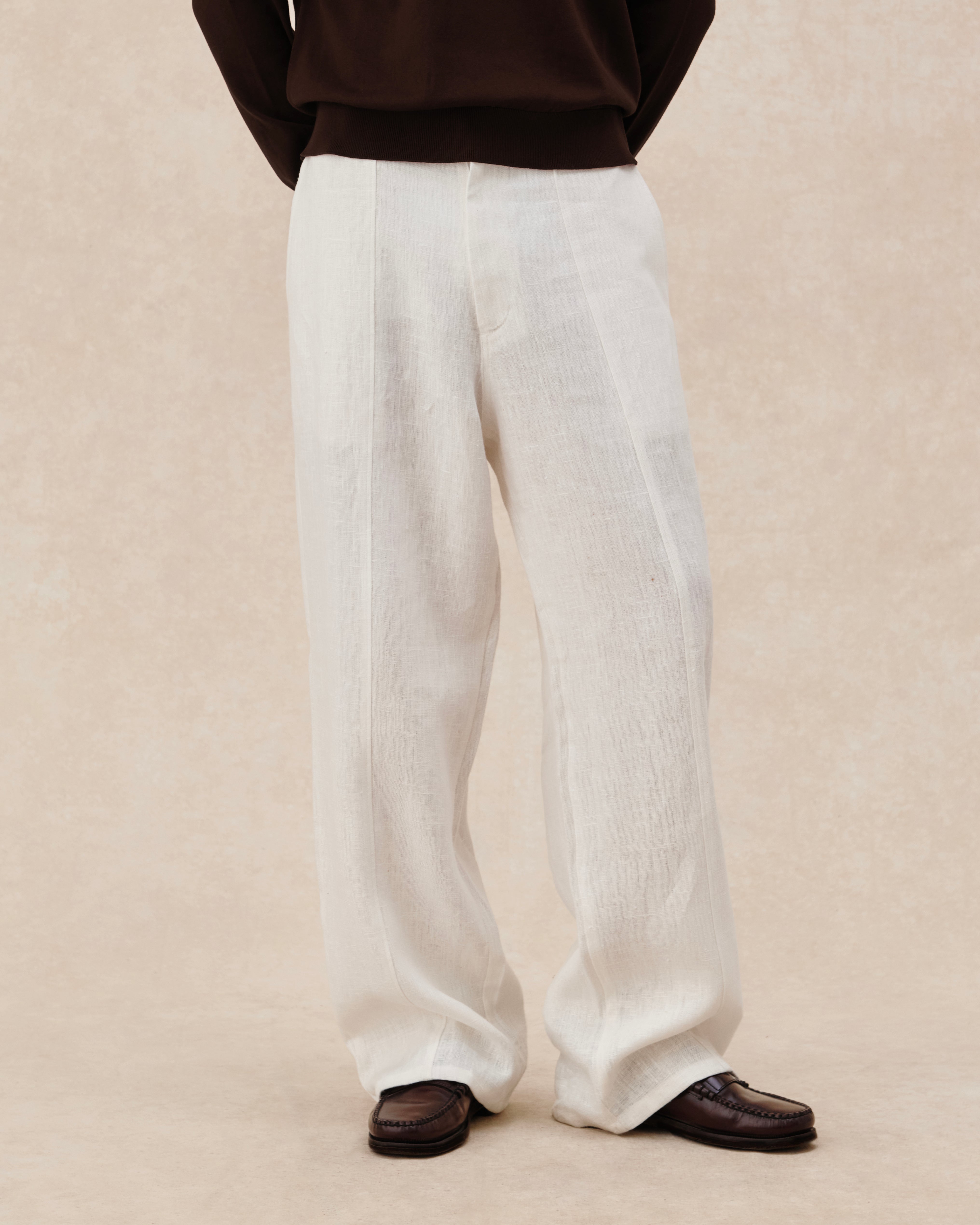 Tailored Heavy Linen Pants