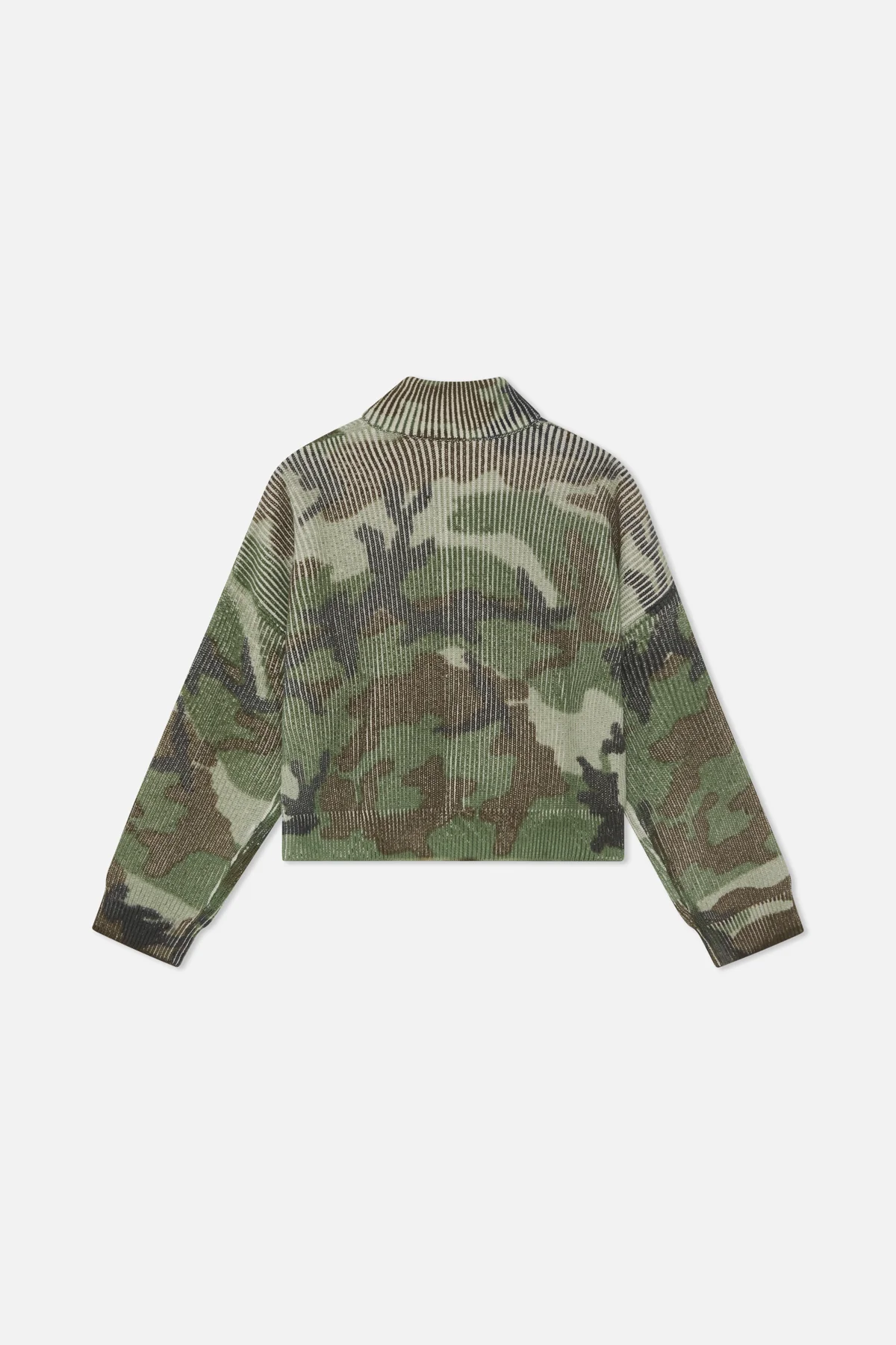 CAMO KNIT ZIPPER