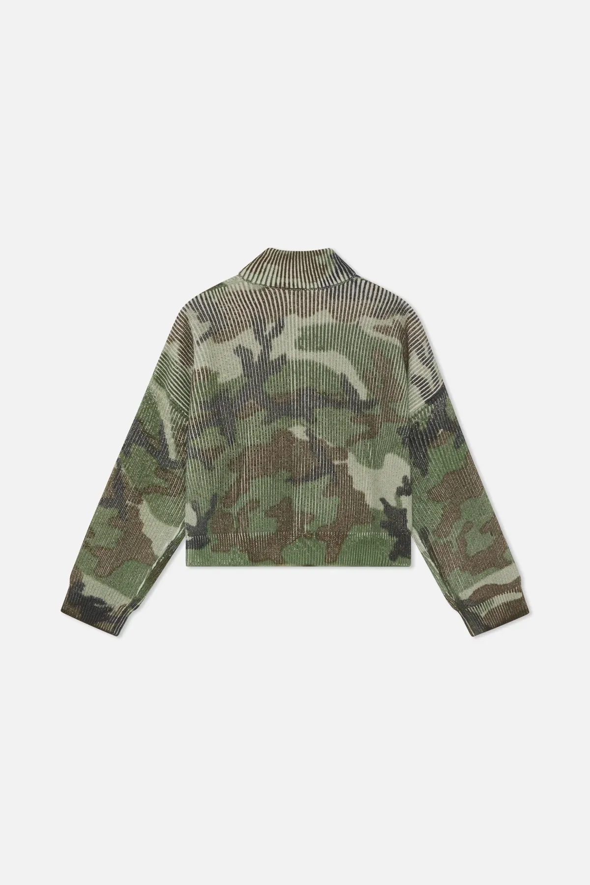 CAMO KNIT ZIPPER