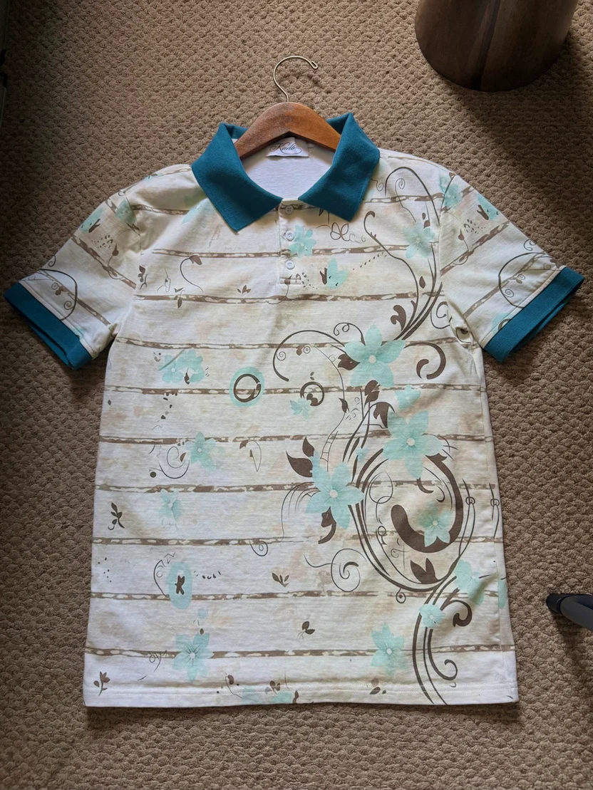 Blossom Overload Floral Polo