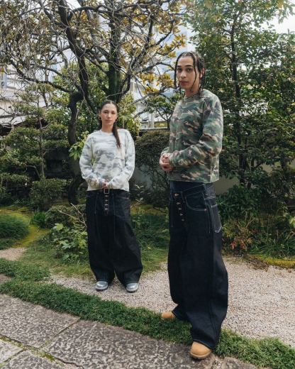 Okayama raw baggy denim