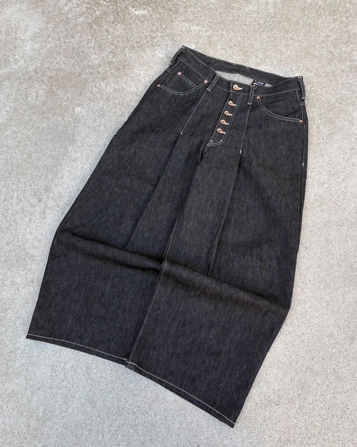 Okayama raw baggy denim