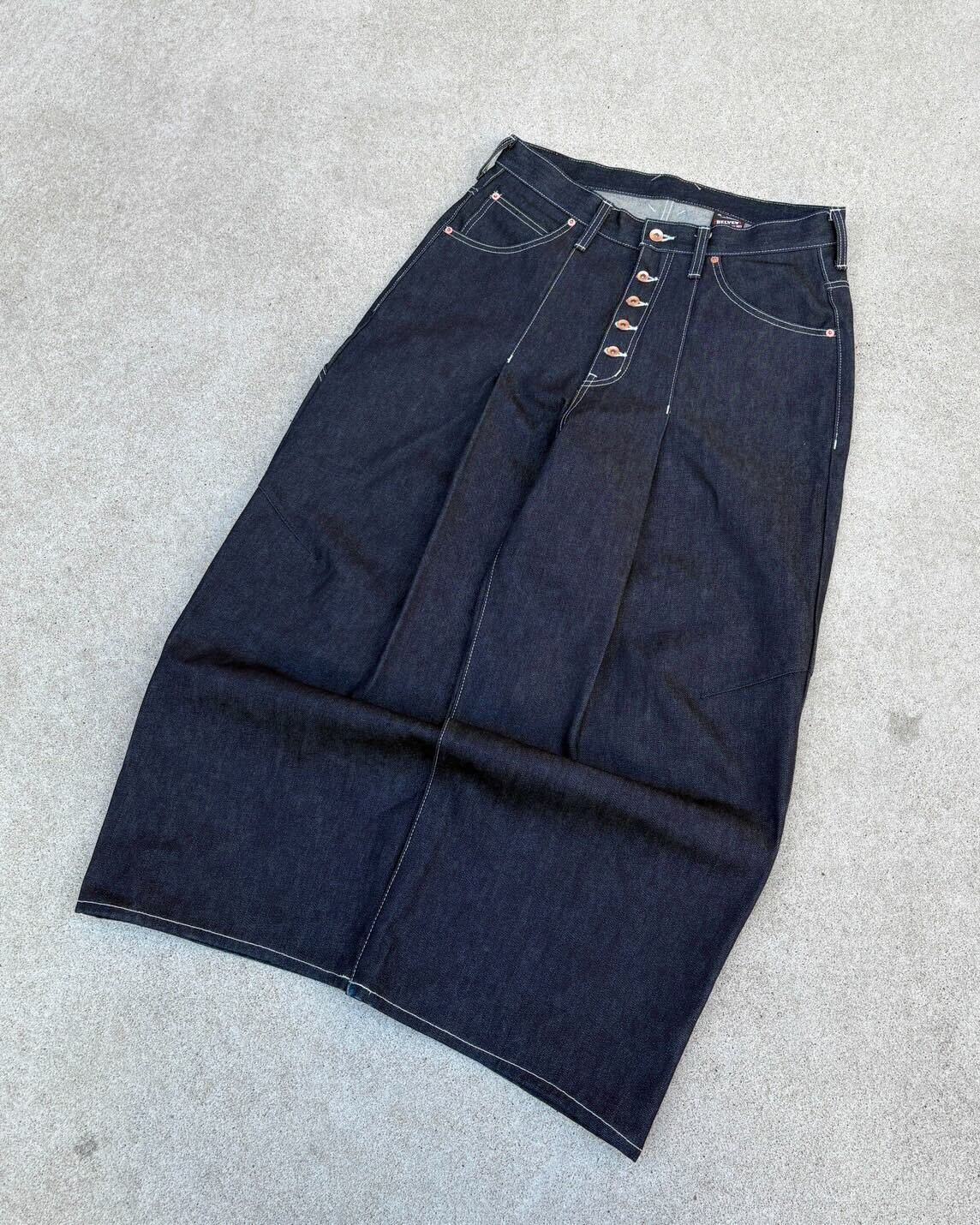 Okayama raw baggy denim