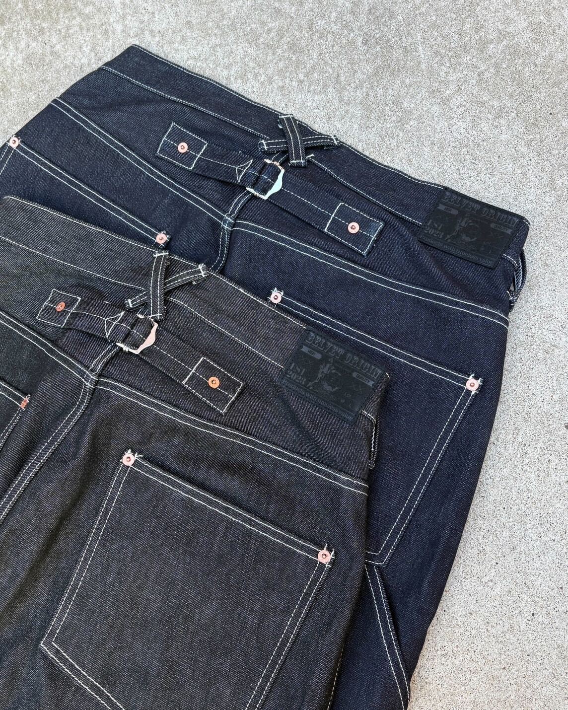 Okayama raw baggy denim