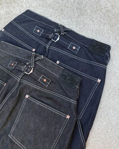 Okayama raw baggy denim