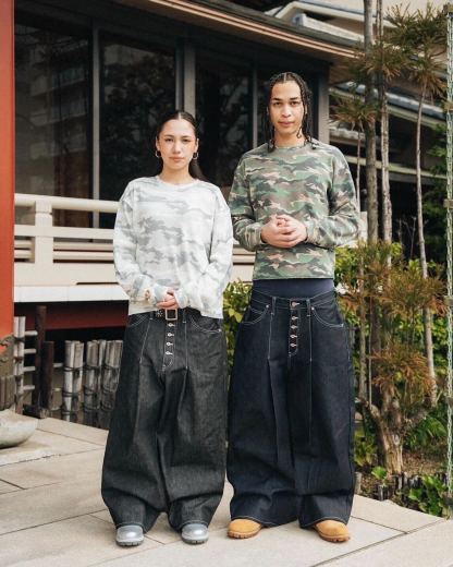 Okayama raw baggy denim