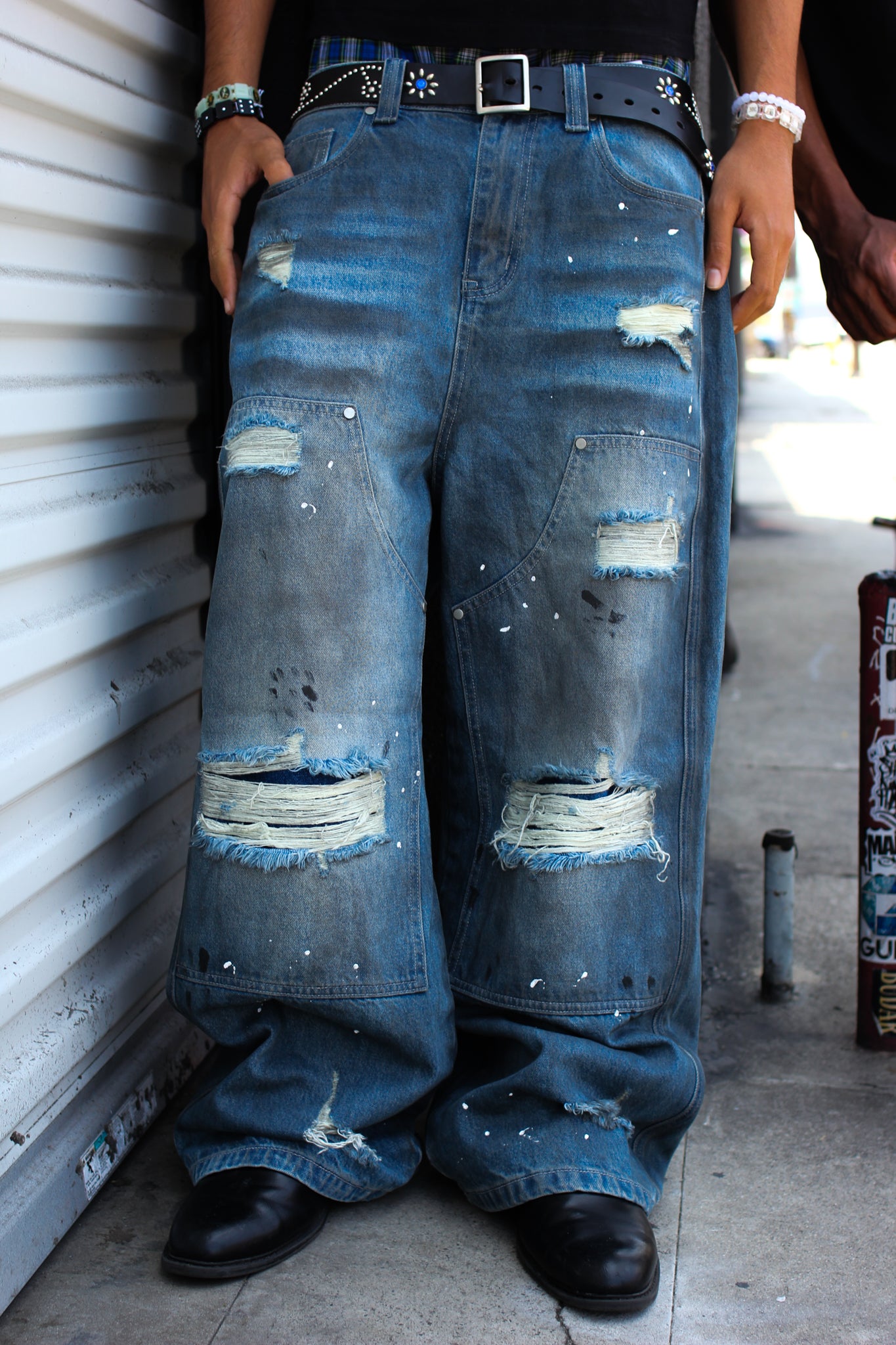 DOUBLE KNEE DENIM