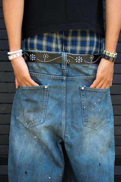 DOUBLE KNEE DENIM