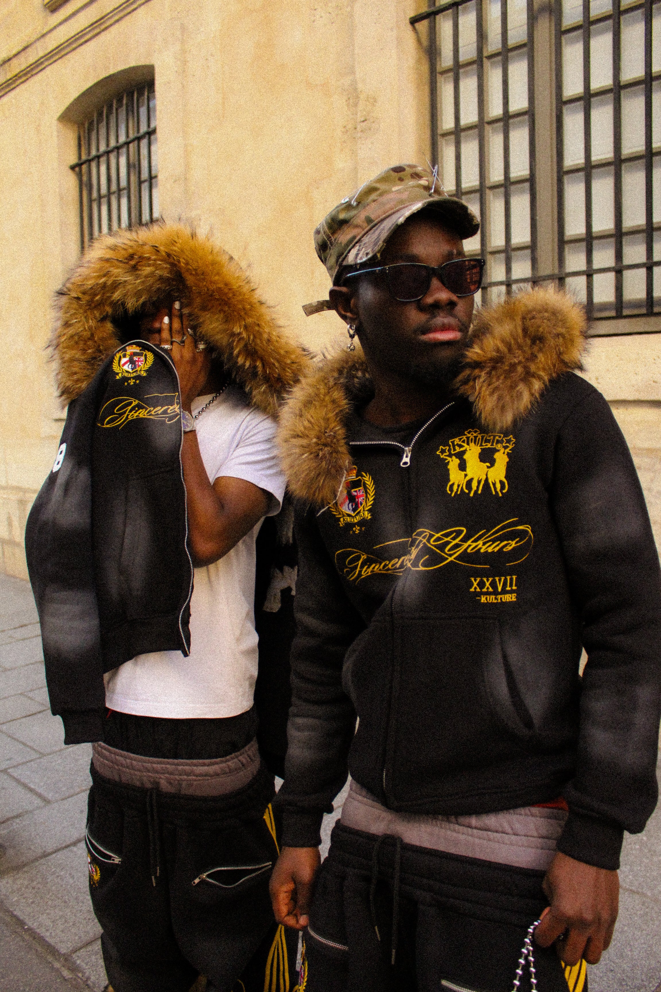 ROYAL FUR HOODIE