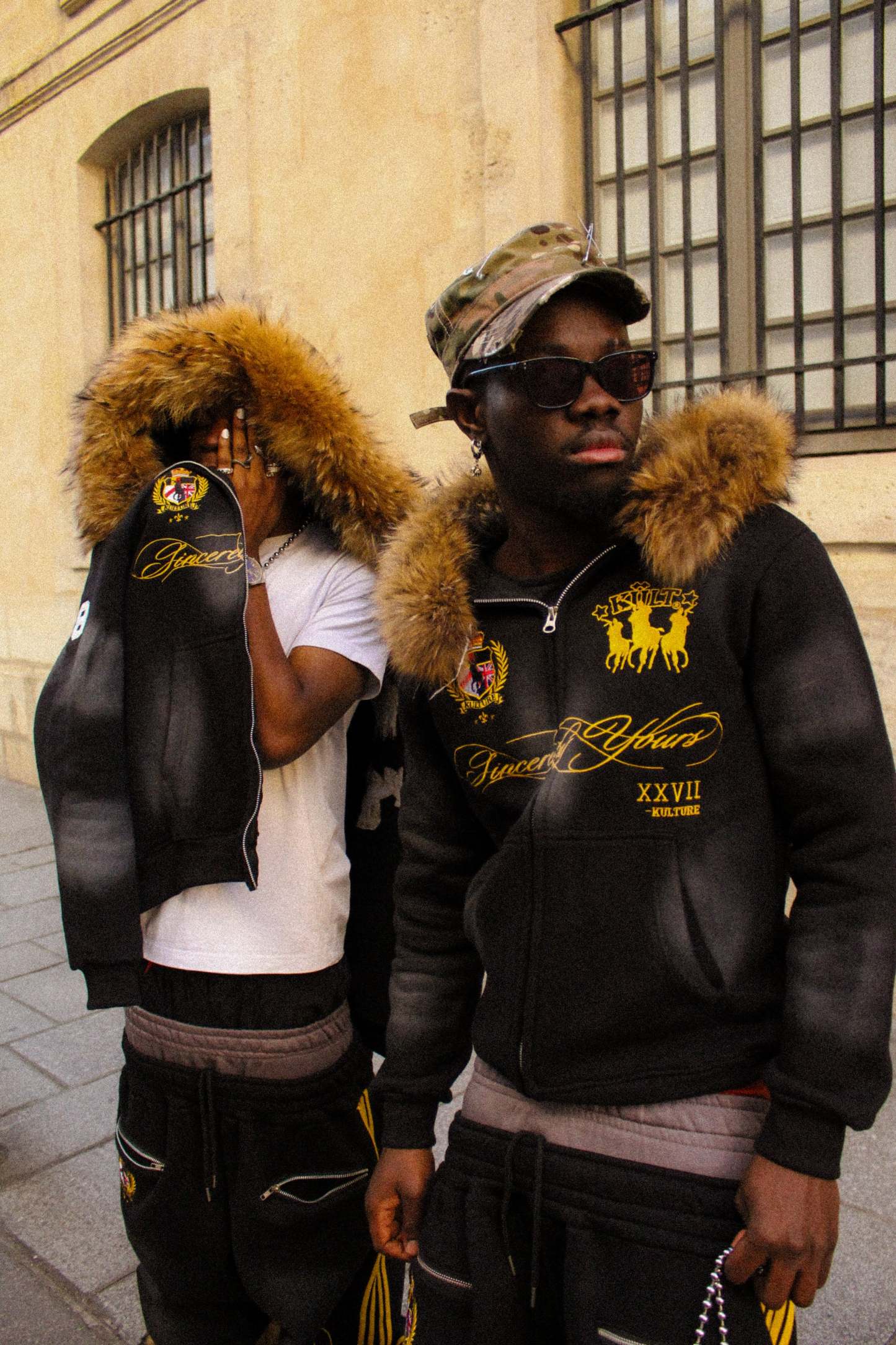 ROYAL FUR HOODIE