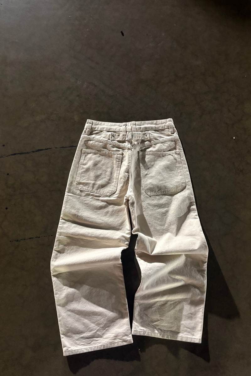 "Ivory" canvas pant