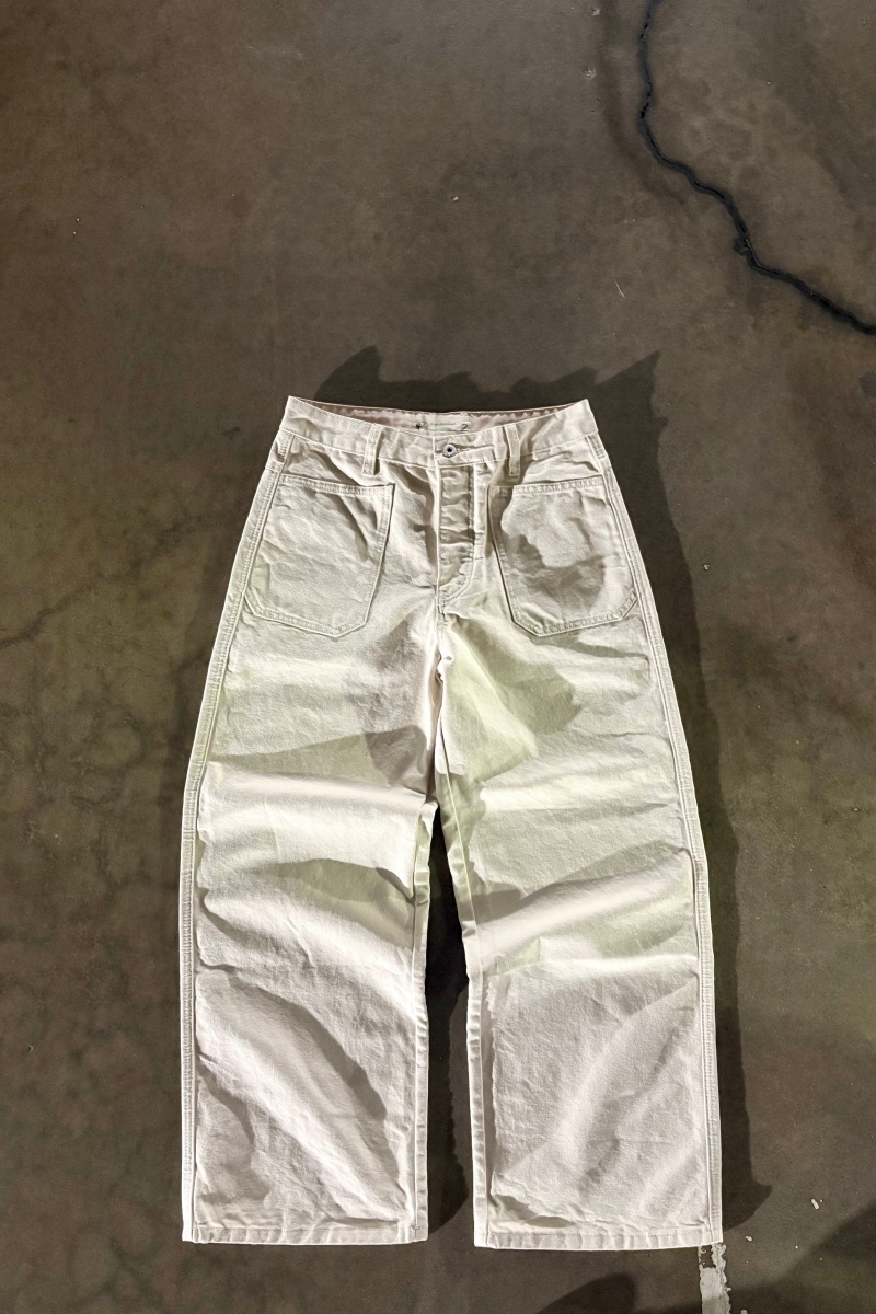 "Ivory" canvas pant