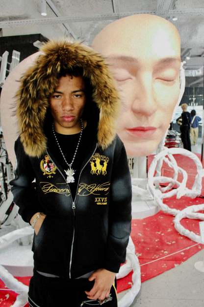 ROYAL FUR HOODIE