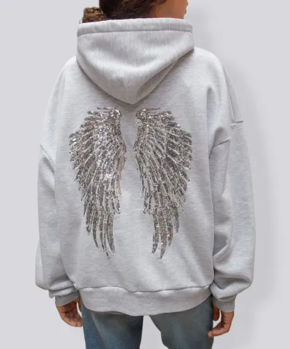 Wings sequin hoodie (BUY 2 GET 1 FREE !!!)