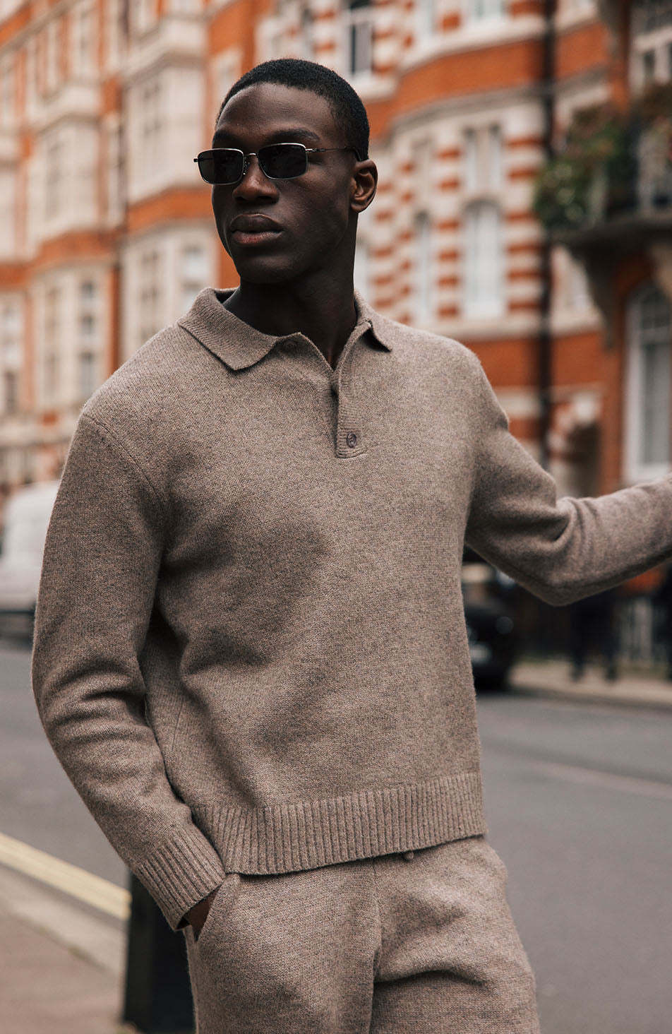 Knit Button Up Jumper