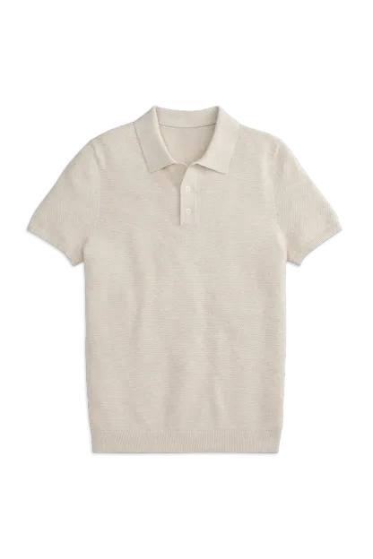 Tech Linen Sweater Polo