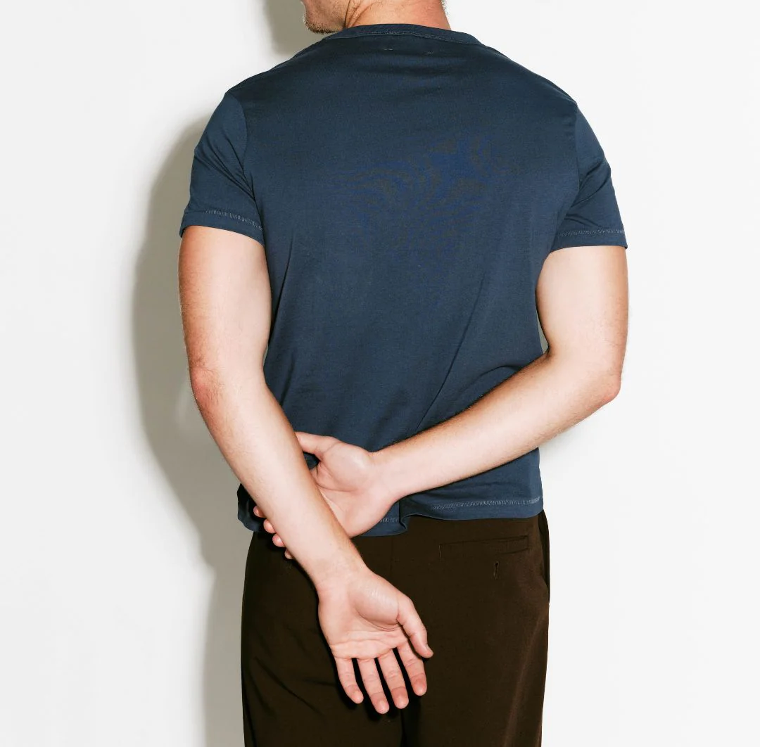 MUSCLE HALF CROP T-SHIRT