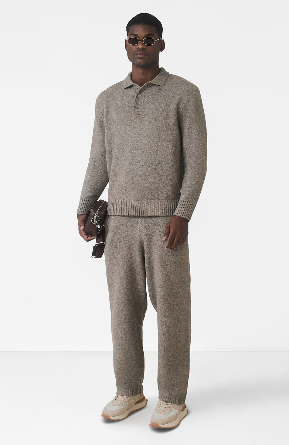 Knit Button Up Jumper