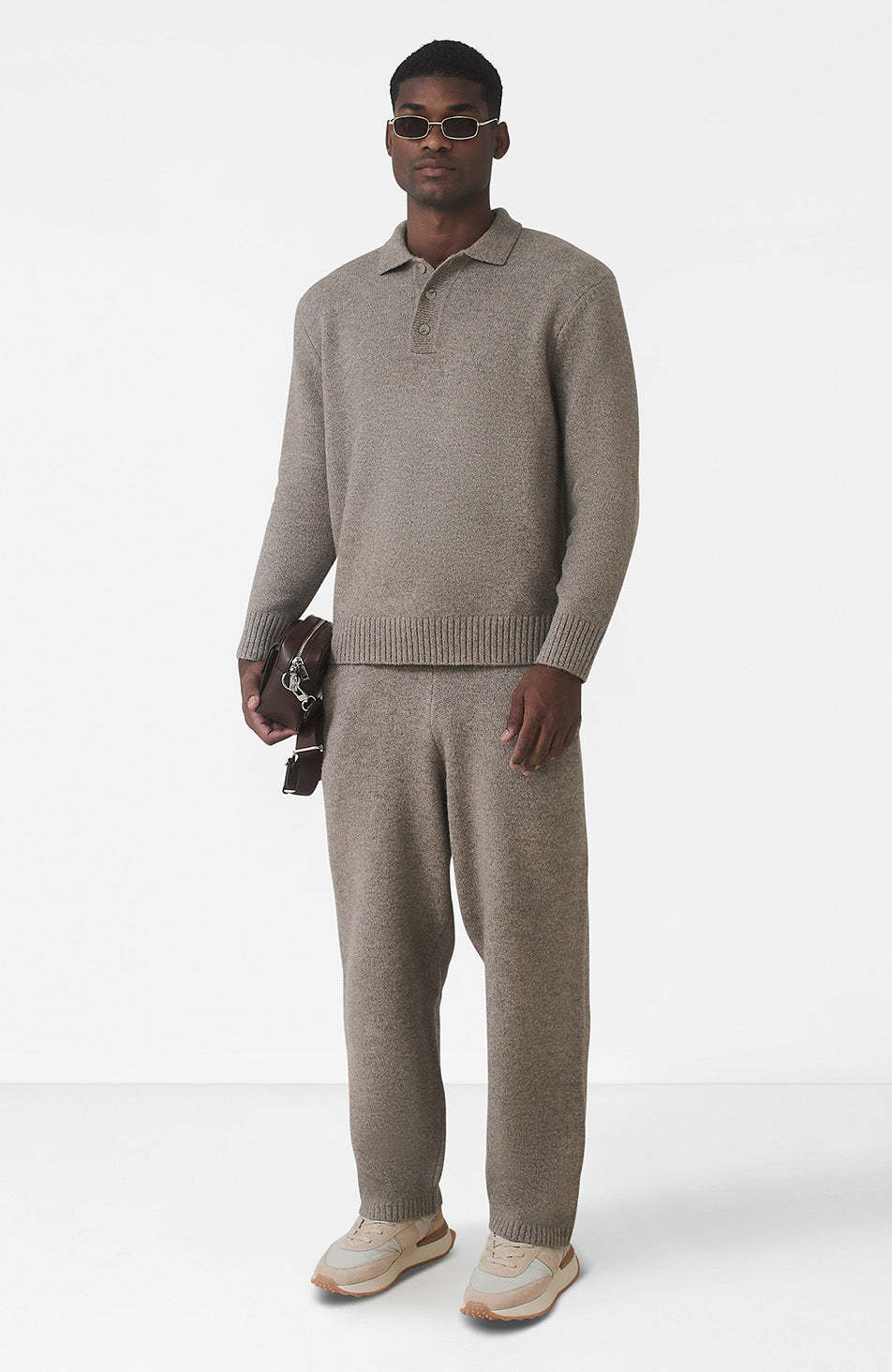 Knit Button Up Jumper
