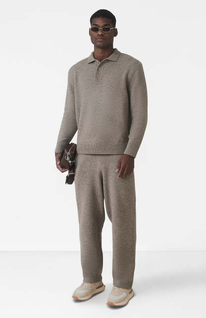Knit Button Up Jumper