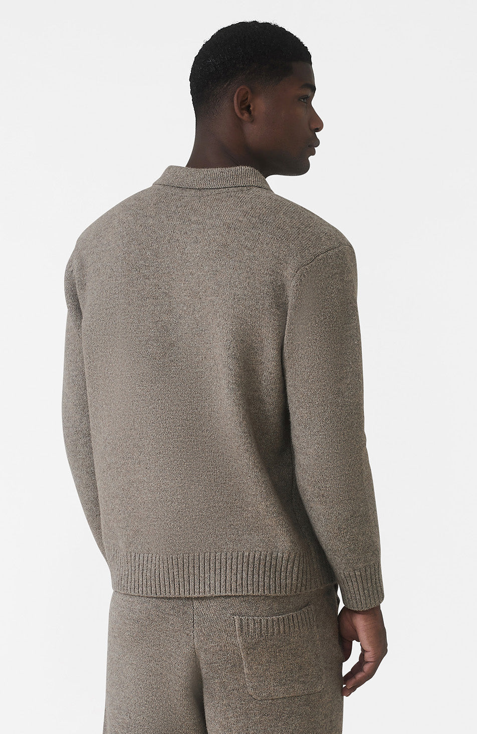 Knit Button Up Jumper