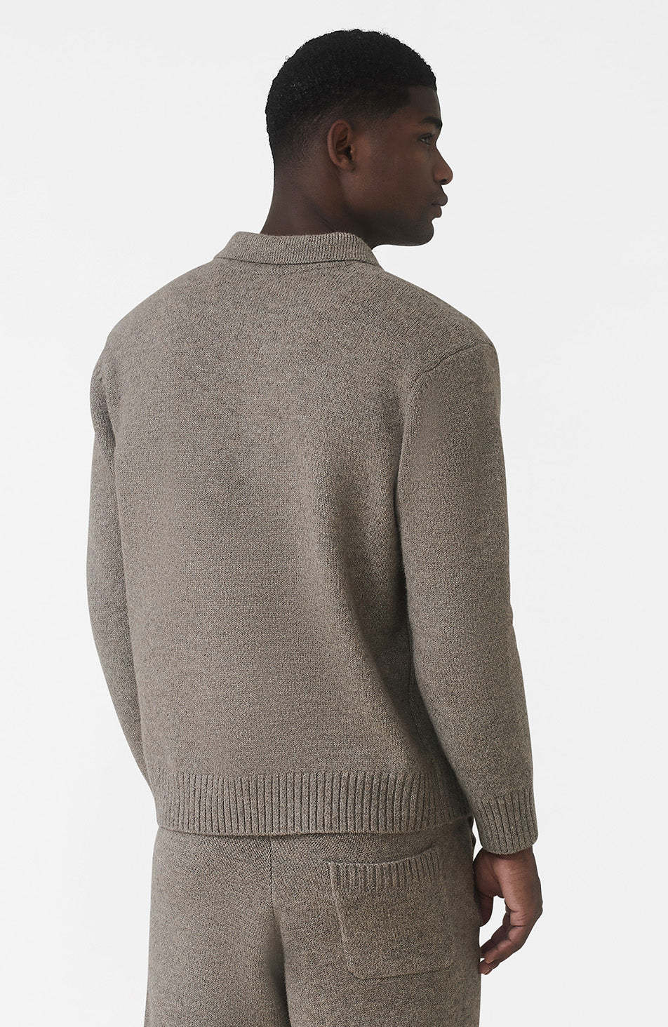 Knit Button Up Jumper
