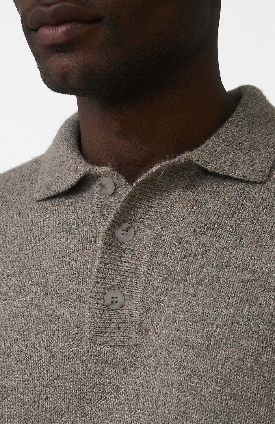 Knit Button Up Jumper
