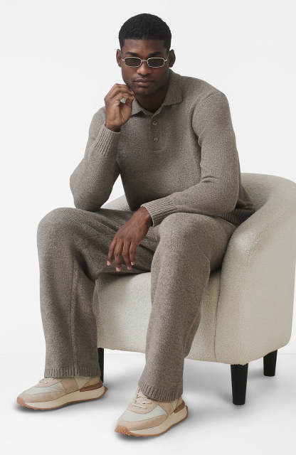 Knit Button Up Jumper