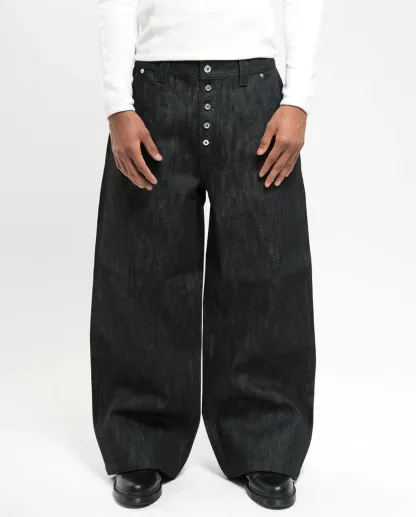 RAW SELVEDGE LOOSE FIT JEANS