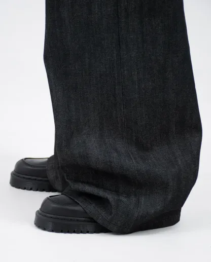 Okayama Raw Selvedge Baggy Jeans - Indigo