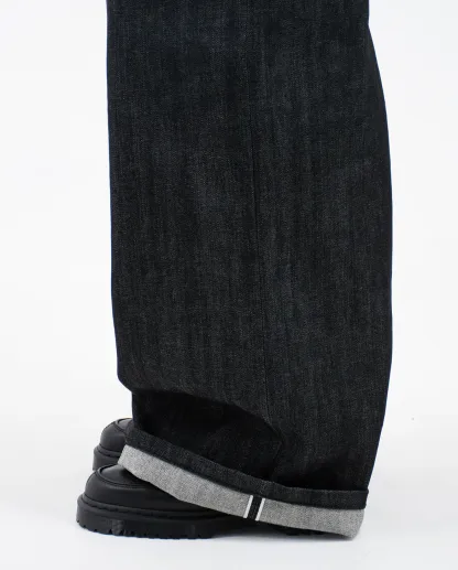 Okayama Raw Selvedge Baggy Jeans - Indigo