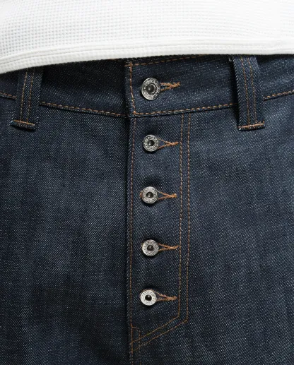RAW SELVEDGE LOOSE FIT JEANS