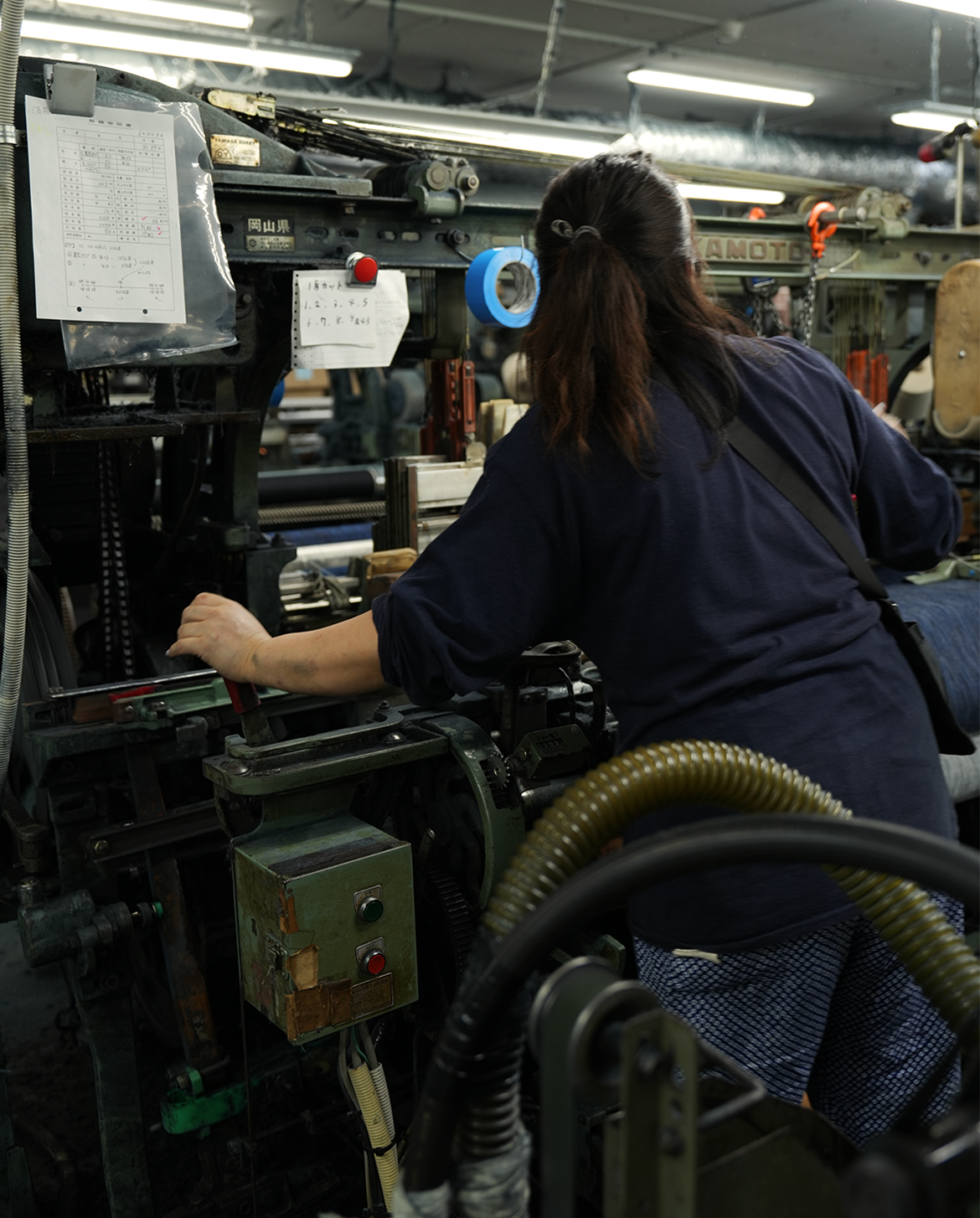 MENES Okayama Raw Selvedge Baggy Jeans - Indigo