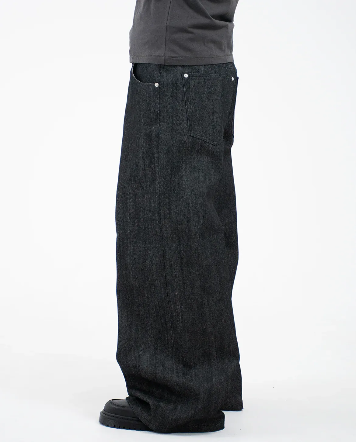 Okayama Raw Selvedge Baggy Jeans - Indigo