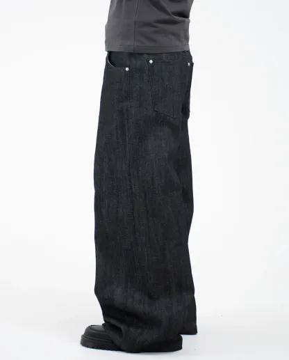 Okayama Raw Selvedge Baggy Jeans - Indigo