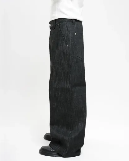 RAW SELVEDGE LOOSE FIT JEANS